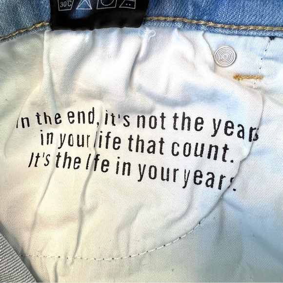 Valabasas Nebulla Stacked Jeans Dark/Light Size 30 - Picture 10 of 16